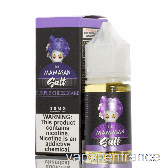 Cheesecake Violet - Le Sel De Mamasan - Stylo Vape 30ml 30mg